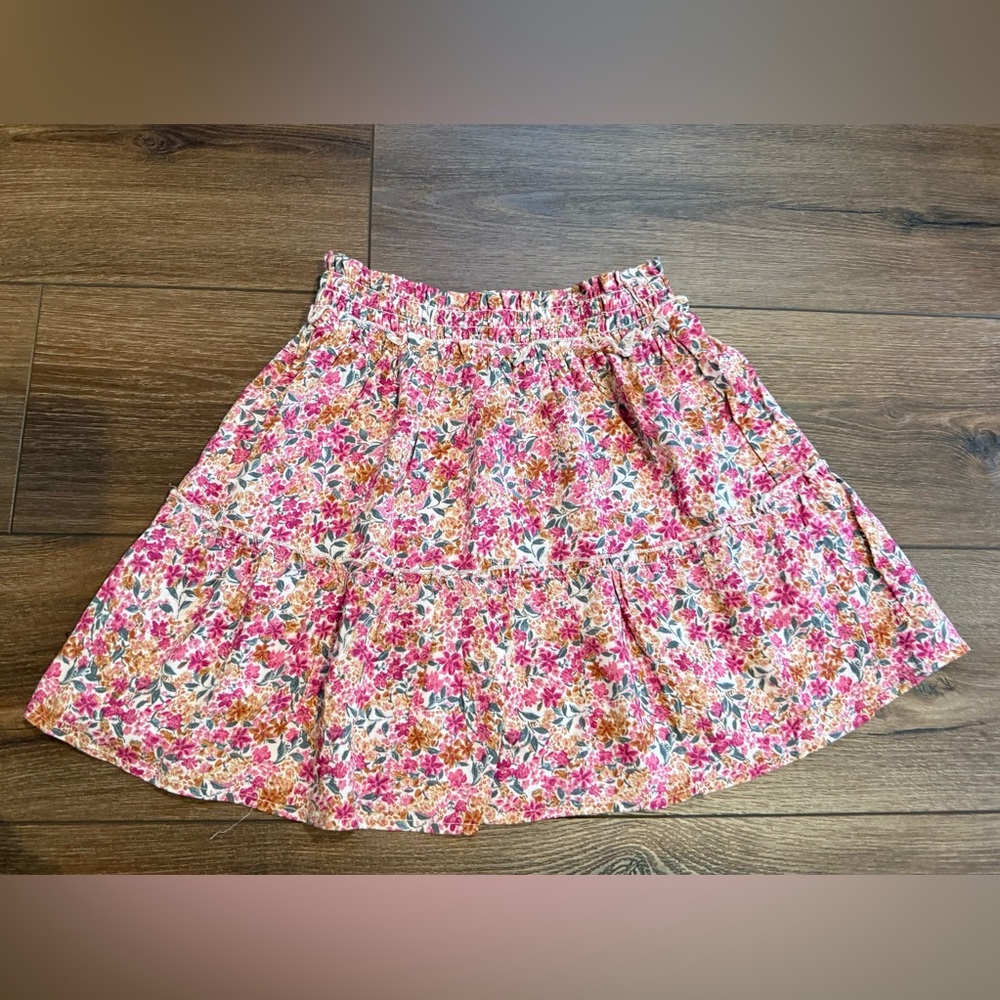Love Glam Girl Ditsy Floral Print Skirt Size Medium